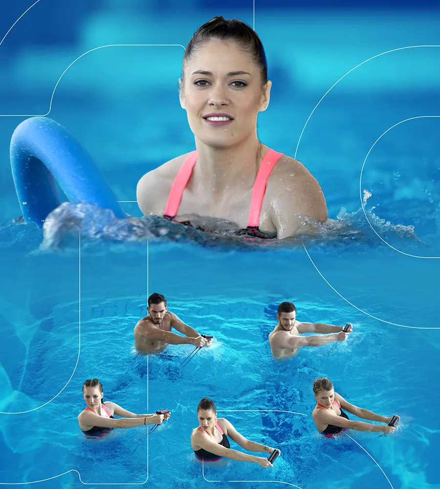 Cours d’aquagym à Aix-en-Provence avec Aquabecool, activité sportive dans l’eau pour le bien-être et la santé